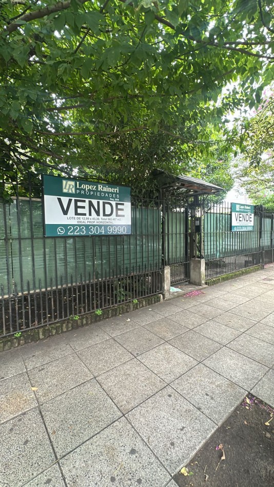 VENTA EXCELENTE LOTE EN PLAZA MITRE.